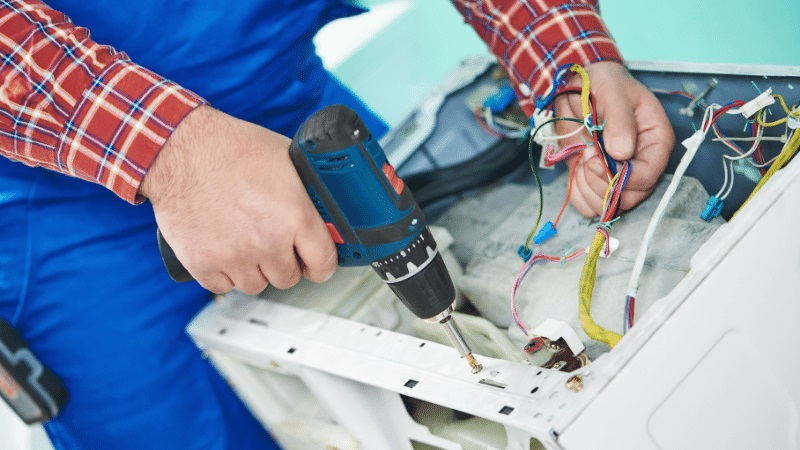 Gördes Beko Beko çamaşır makinesi kart tamiri – Su almama arızası orijinal parça ile giderildi. - Teknik servis örneği